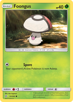 Foongus #13 Foongus - Unified Minds - #13 - Pokemon TCG card