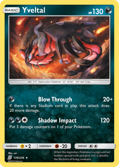 Yveltal - Unified Minds - #139 - Pokemon TCG card