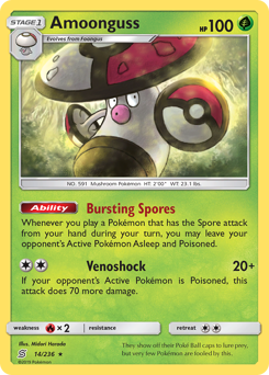 Amoonguss - Unified Minds - #14 - Pokemon TCG card