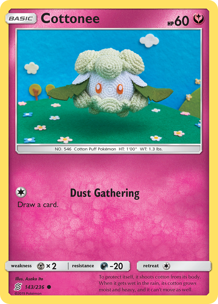 Cottonee - Unified Minds - #143 - Pokemon TCG card