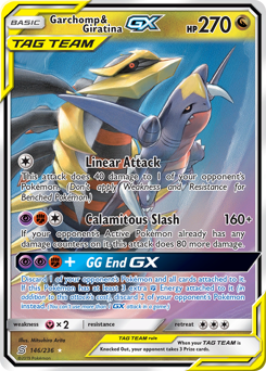 Garchomp & Giratina-GX - Unified Minds - #146 - Pokemon TCG card