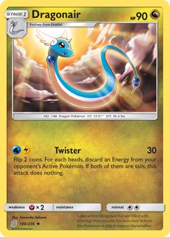 Dragonair #149 Dragonair - Unified Minds - #149 - Pokemon TCG card