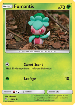 Fomantis #15 Fomantis - Unified Minds - #15 - Pokemon TCG card