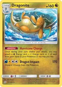 Dragonite - Unified Minds - #151 - Pokemon TCG card