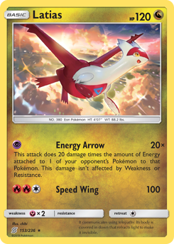Latias #153 Latias - Unified Minds - #153 - Pokemon TCG card