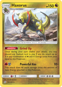 Haxorus #156 Haxorus - Unified Minds - #156 - Pokemon TCG card