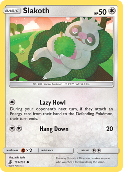 Slakoth #167 Slakoth - Unified Minds - #167 - Pokemon TCG card