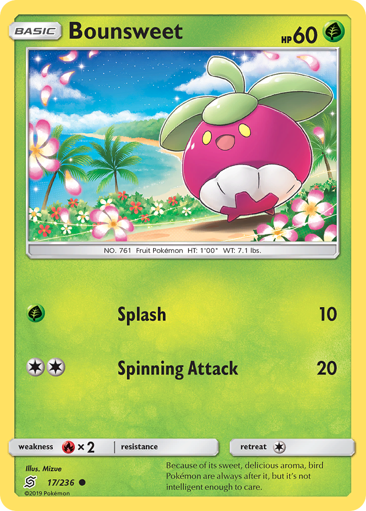 Bounsweet - Unified Minds - #17 - Pokemon TCG card