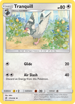 Tranquill #175 Tranquill - Unified Minds - #175 - Pokemon TCG card