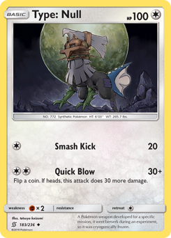 Type: Null #183 Type: Null - Unified Minds - #183 - Pokemon TCG card