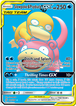 Slowpoke & Psyduck-GX #217 Slowpoke & Psyduck-GX - Unified Minds - #217 - Pokemon TCG card