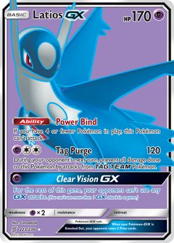 Latios-GX #223 Latios-GX - Unified Minds - #223 - Pokemon TCG card