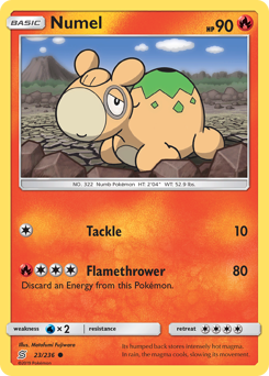 Numel #23 Numel - Unified Minds - #23 - Pokemon TCG card