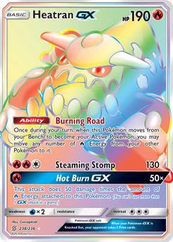 Heatran-GX #238 Heatran-GX - Unified Minds - #238 - Pokemon TCG card