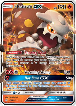 Heatran-GX #25 Heatran-GX - Unified Minds - #25 - Pokemon TCG card