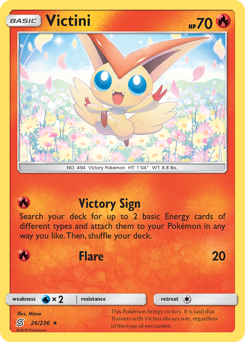 Victini #26 Victini - Unified Minds - #26 - Pokemon TCG card