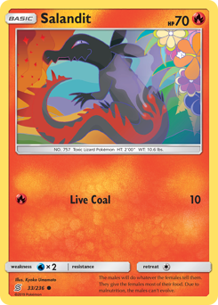 Salandit - Unified Minds - #33 - Pokemon TCG card