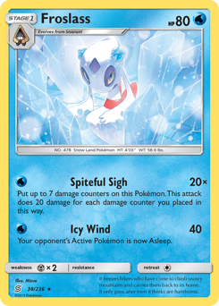 Froslass #38 Froslass - Unified Minds - #38 - Pokemon TCG card