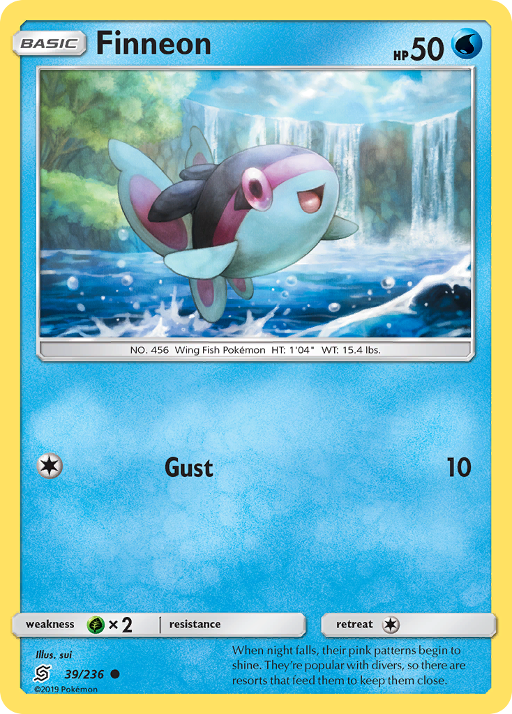Finneon - Unified Minds - #39 - Pokemon TCG card
