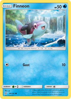 Finneon - Unified Minds - #39 - Pokemon TCG card