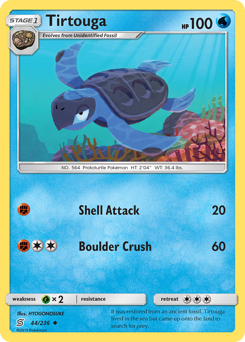 Tirtouga #44 Tirtouga - Unified Minds - #44 - Pokemon TCG card