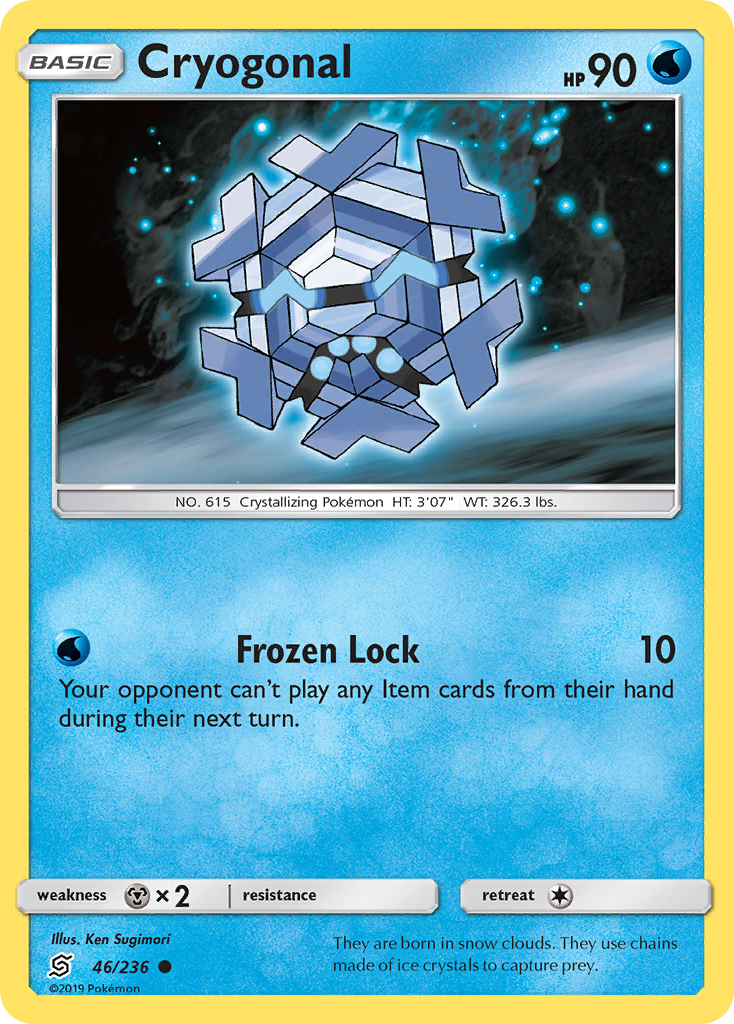 Cryogonal - Unified Minds - #46 - Pokemon TCG card