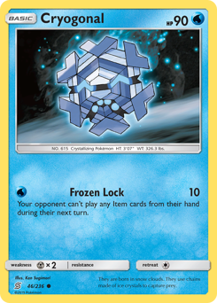 Cryogonal - Unified Minds - #46 - Pokemon TCG card