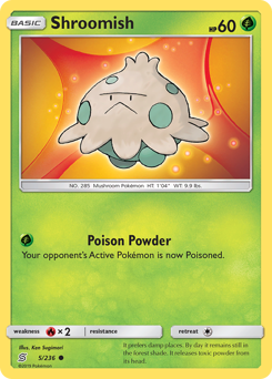 Shroomish #5 Shroomish - Unified Minds - #5 - Pokemon TCG card