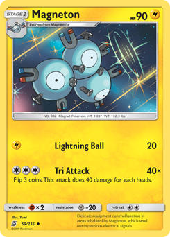 Magneton #59 Magneton - Unified Minds - #59 - Pokemon TCG card