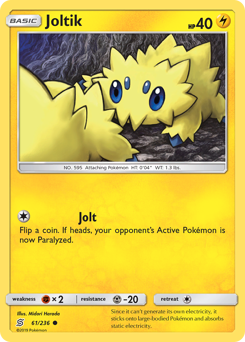 Joltik - Unified Minds - #61 - Pokemon TCG card