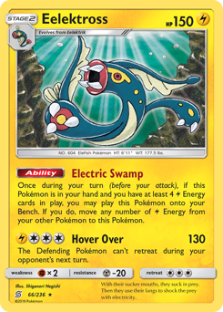 Eelektross - Unified Minds - #66 - Pokemon TCG card