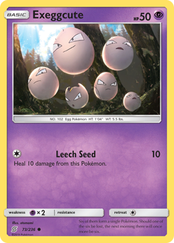 Exeggcute - Unified Minds - #73 - Pokemon TCG card