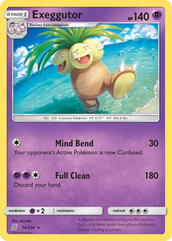 Exeggutor - Unified Minds - #74 - Pokemon TCG card