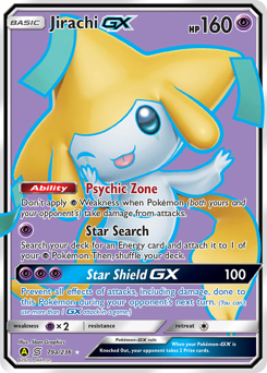 Jirachi-GX #79a Jirachi-GX - Unified Minds - #79a - Pokemon TCG card