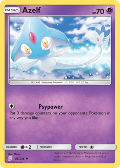 Azelf - Unified Minds - #85 - Pokemon TCG card