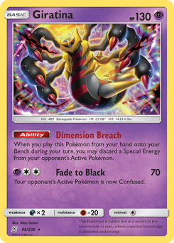 Giratina - Unified Minds - #86 - Pokemon TCG card
