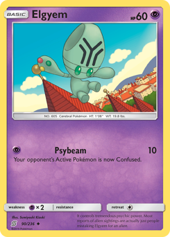 Elgyem - Unified Minds - #90 - Pokemon TCG card