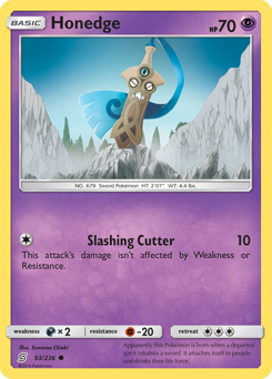 Honedge - Unified Minds - #93 - Pokemon TCG card