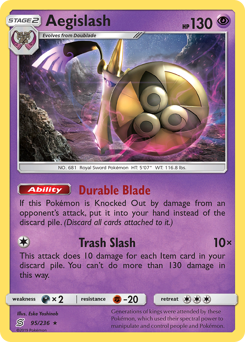 Aegislash - Unified Minds - #95 - Pokemon TCG card