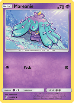 Mareanie #96 Mareanie - Unified Minds - #96 - Pokemon TCG card
