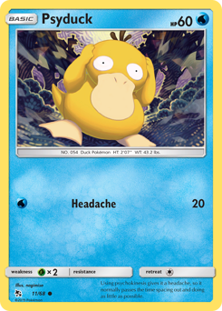 Psyduck - Hidden Fates - #11 - Pokemon TCG card
