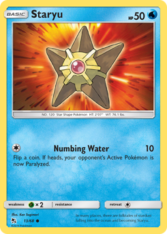 Staryu - Hidden Fates - #13 - Pokemon TCG card