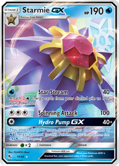 Starmie-GX - Hidden Fates - #14 - Pokemon TCG card