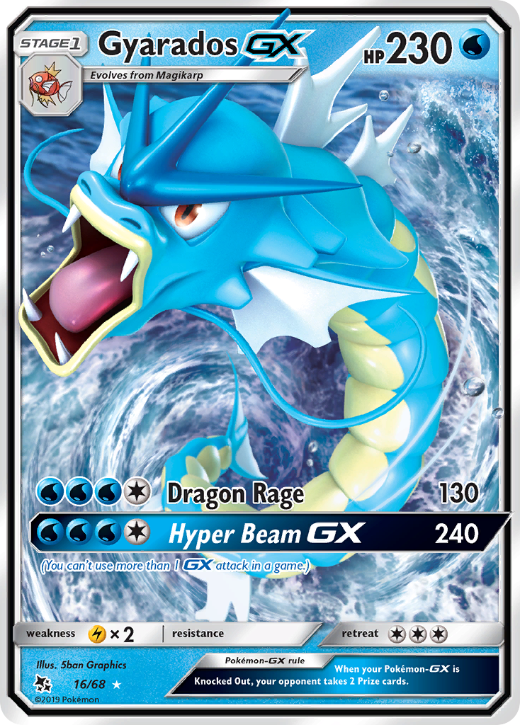 Gyarados-GX - Hidden Fates - #16 - Pokemon TCG card