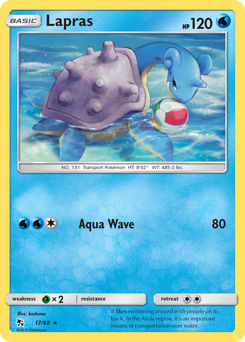 Lapras #17 Lapras - Hidden Fates - #17 - Pokemon TCG card
