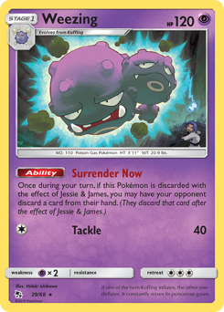 Weezing #29 Weezing - Hidden Fates - #29 - Pokemon TCG card