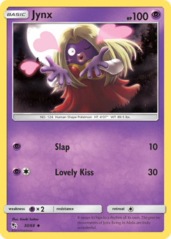 Jynx #30 Jynx - Hidden Fates - #30 - Pokemon TCG card