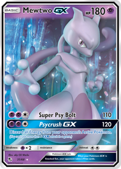 Mewtwo-GX - Hidden Fates - #31 - Pokemon TCG card