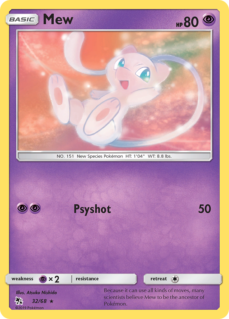 Mew - Hidden Fates - #32 - Pokemon TCG card