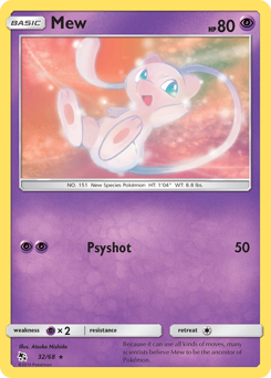 Mew #32 Mew - Hidden Fates - #32 - Pokemon TCG card